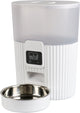 Ebi tinago smart feeder - voerautomaat kat met app - programmeerbare maaltijden - 3,5l - 21x15x28cm - wit