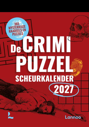 Lannoo de crimi puzzel scheurkalender 2027