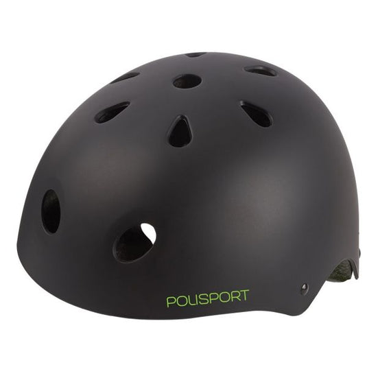 Polisport urban radical fietshelm s 53-55cm graffiti zwart groen