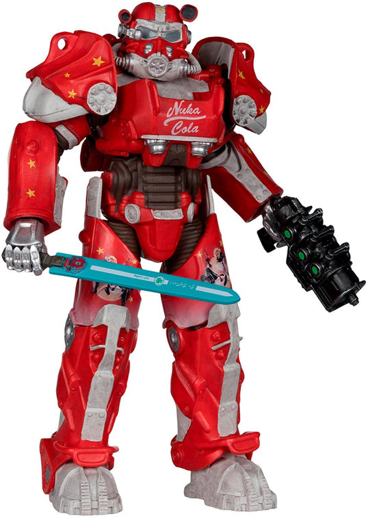 Mcfarlane toys - actiefiguur gold label - nuka cola t-60 elite edition