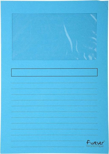 Exacompta l-map forever | voor ft a4 | pak van 25 stuks | lichtblauw