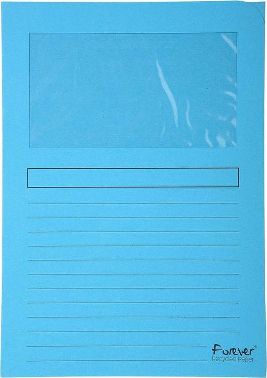 Exacompta l-map forever | voor ft a4 | pak van 25 stuks | lichtblauw