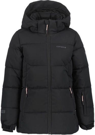 Icepeak loris jr meisjes winterjas - zwart - 176