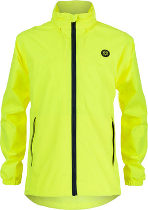 Agu essential - kids regenjas - waterdicht en ademend - met reflectie - geel - 128