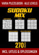 Merkloos sans marque sudoku mix puzzelboek - alle levels - 270 puzzels - incl. uitleg en oplossingen