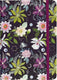 Peter pauper compacte notitieboek - celestial garden - met elastieksluiting - 13x18 cm