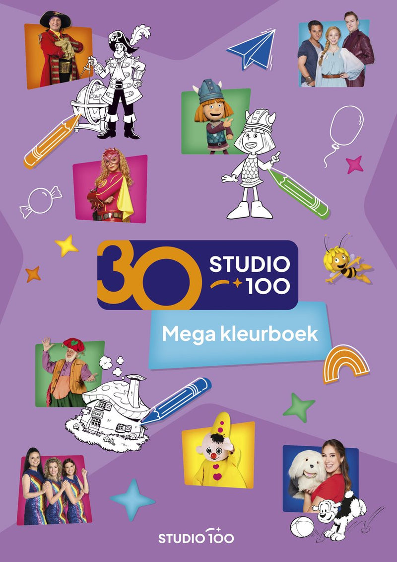 Afbeelding laden in galerijviewer, Studio 100 mega kleurboek - 30 jaar

