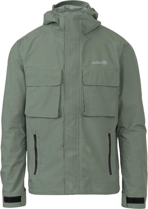 Agu city cruiser urban outdoor - unisex regenjas - dark sage - maat m
