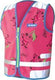 Wowow reflectievest kids comic veggie maat l roze