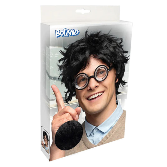 Boland pruik nerd pruik nerd feestartikel