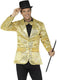 Smiffys colbert goud pailletten - maat l