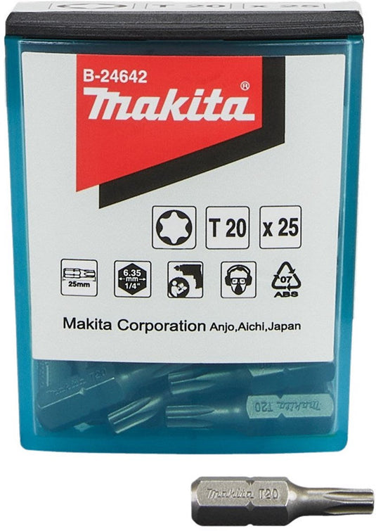 Makita accessoires makita b-24642 schroefbit t20x25mm