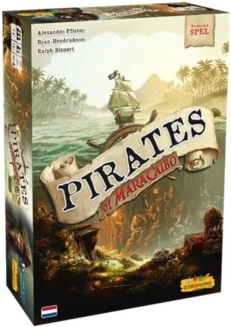 Afbeelding laden in galerijviewer, Geronimo games pirates of maracaibo nl - nederlandstalig - - bordspel - vanaf 12 jaar oud - van 1 tot 4 spelers
