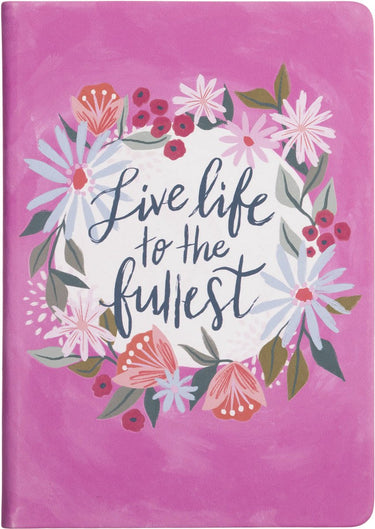 Eccolo notitieboek - live life to the fullest - lijn - ca.15x20cm - ec-d460a