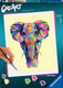 Ravensburger schilderen op nummer voor volwassenen - creart elephant - 12+ jaar