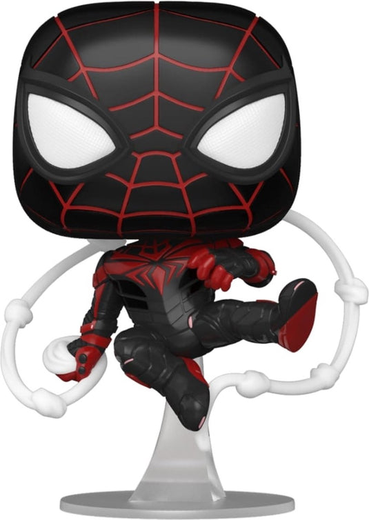Funko miles morales (advanced tech suit) - pop! games - miles morales