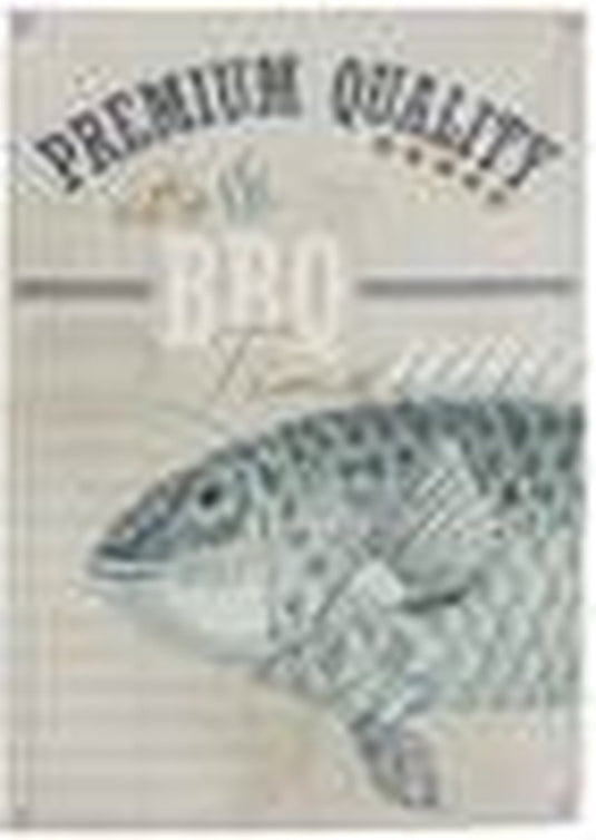 Hd collection wanddoek bbq zwart 70x0x100cm