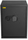 Brihard homesafe hv50e elektronische kluis, met legplank, membraankeypad, incl. batt. ankers, 56l - zwart ral 9005