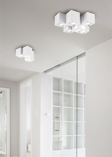Trio fernando - plafonniere - wit mat - gu10 - binnenverlichting