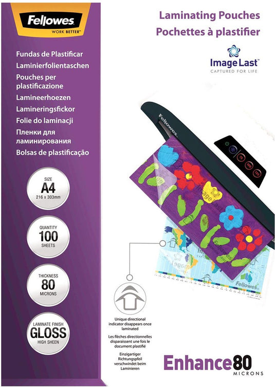 Fellowes lamineerhoezen a4 transparant