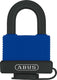Abus hangslot - 49mm - messing rvs beugel - kunststofmantel (verpakt in blister)