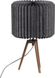 Woood bones tafellamp - papier - naturel zwart - 58x36x36