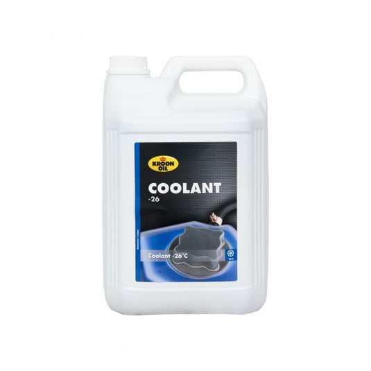 Kroon-oil coolant - koelvloeistof - bescherming tot -26 °c - 5 liter - neutraal
