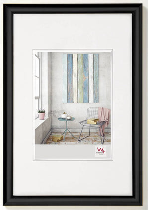 Walther trendstyle - kunststof lijst - fotoformaat 15x20 cm - zwart
