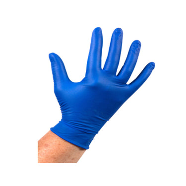 Comfort handschoen latex blauw ongepoederd xl (100 stuks)