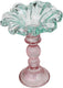 Hd collection kandelaar glas multi 14x14x19cm