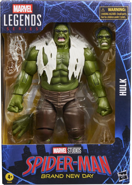 Marvel legends series hulk, spider-man brand new day - actiefiguur 15cm