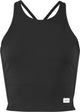 Craft collective cropped singlet w dames sportshirt - zwart xl
