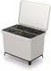 Prosperplast - keden systema afvalbak - 4x10l - wit