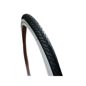 Deli sa-209 buitenband, zwart wit met reflectie, 28x1.75, etrto 47-622