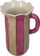 Hd collection vaas strepen aardewerk 16x13,8x25,5cm