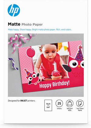 Hp ink and photogrpahic paper pack 25 units