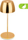Briloner serina mini - snoerloze led tafellamp ip44 - 7503017 - dimbaar - touch - spatwaterdicht - snoerloos - verwisselbare batterij en lichtbron - ø8 x 20 cm - goudkleurig
