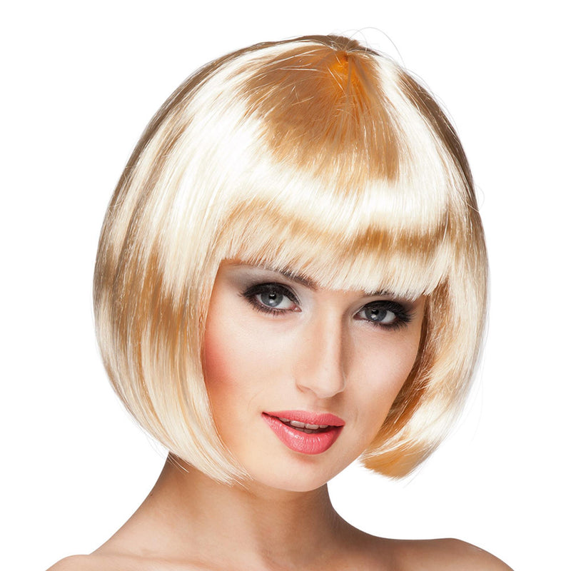 Afbeelding laden in galerijviewer, Boland pruik cabaret blond pruik cabaret blond
