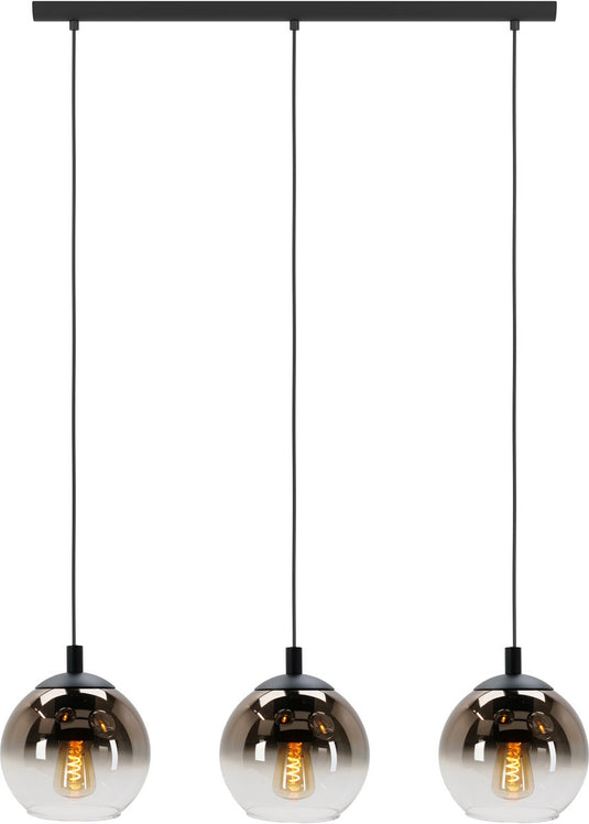 Eglo ariscani 1 hanglamp - e27 - 76.5 cm - zwart koper