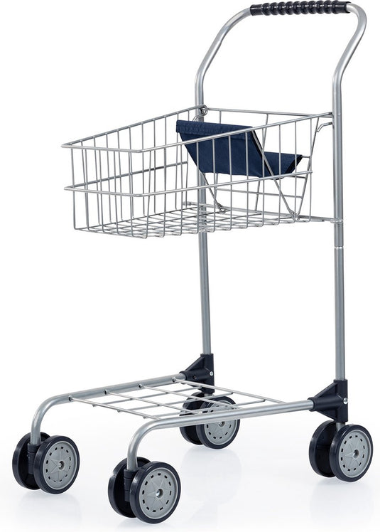 Bayer design - winkelwagen voor kinderen - zilver blauw