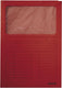Leitz venstermap karton a4 - 100 stuks - rood