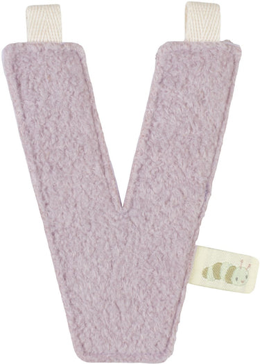 Little dutch slinger element - letter v - paars