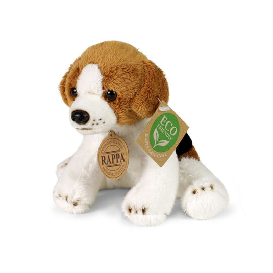 Pluche honden assorti 14cm eco-vriendeli