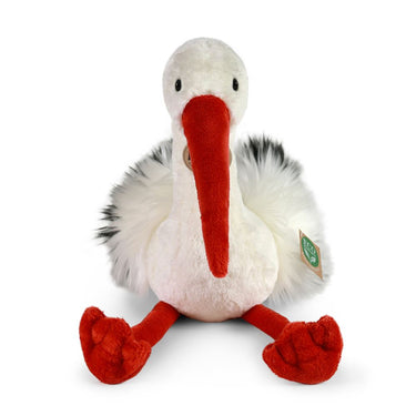 Pluche ooievaar 39 cm eco-vriendelijk