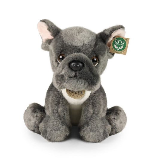 Pluche franse bulldog 26 cm eco-vriendel