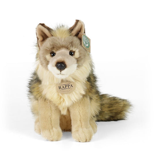 Pluche coyote wolf 24 cm eco-vriendelijk