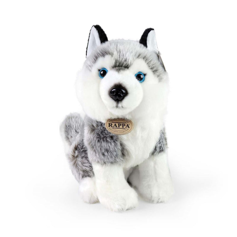 Afbeelding laden in galerijviewer, Rappa eco friendly serie - plushen husky knuffel - 30 cm - met gerecycled pet
