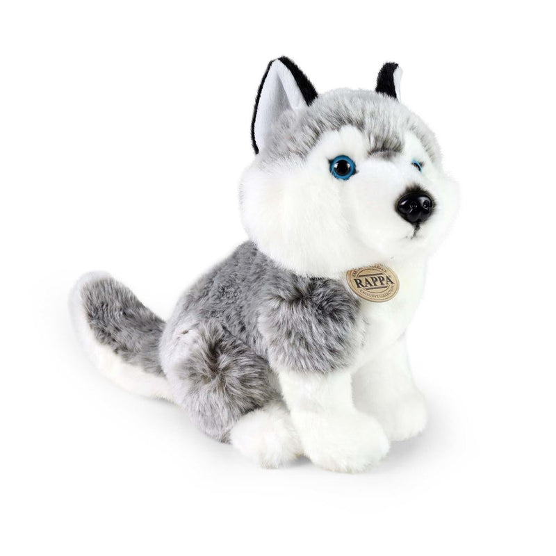 Afbeelding laden in galerijviewer, Rappa eco friendly serie - plushen husky knuffel - 30 cm - met gerecycled pet
