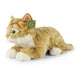Pluche rood gestreepte kat 40 cm eco-fri | 2 stuks
