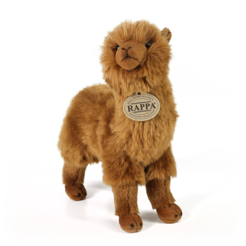Afbeelding laden in galerijviewer, Pluche bruine alpaca 23 cm eco-vriende
